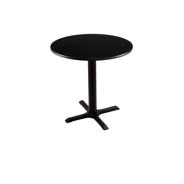 30" 211 Black Table, 24" dia. Top